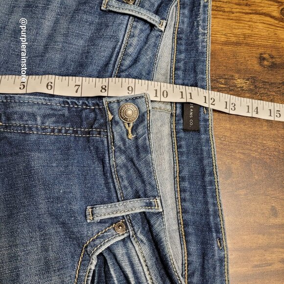 Silver Jeans 36 Suki Capri Mid Rise Tummy Control Medium Light Wash Stretch - Picture 9 of 12